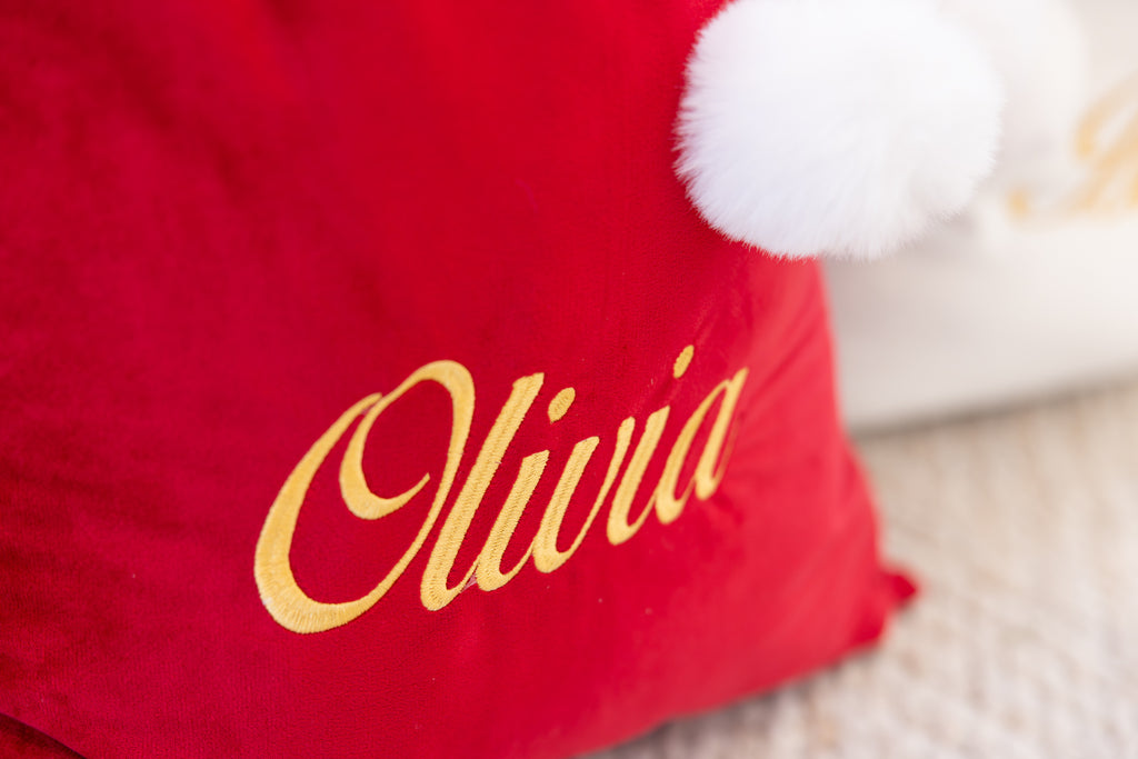 velvet santa sacks