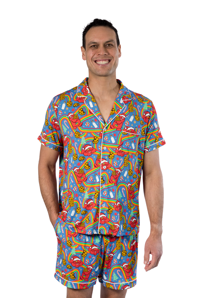 Men's Luxe Bamboo Cookie Muncher Christmas Pyjamas - Limited Edition