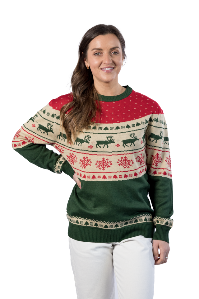 Women's Vintage Christmas Jumper