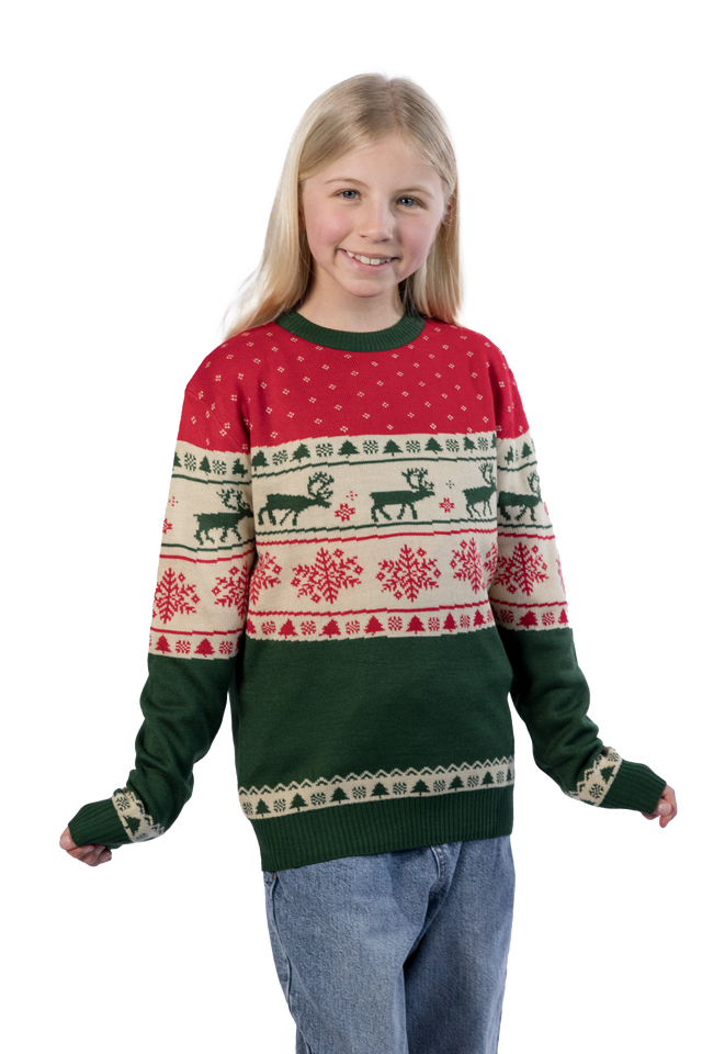 Children's Vintage Christmas Jumper