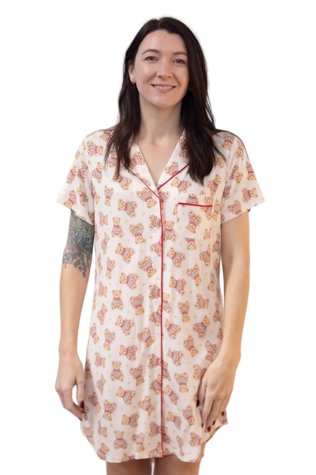 Women's Luxe Bamboo Cosy Cub Christmas Nightie